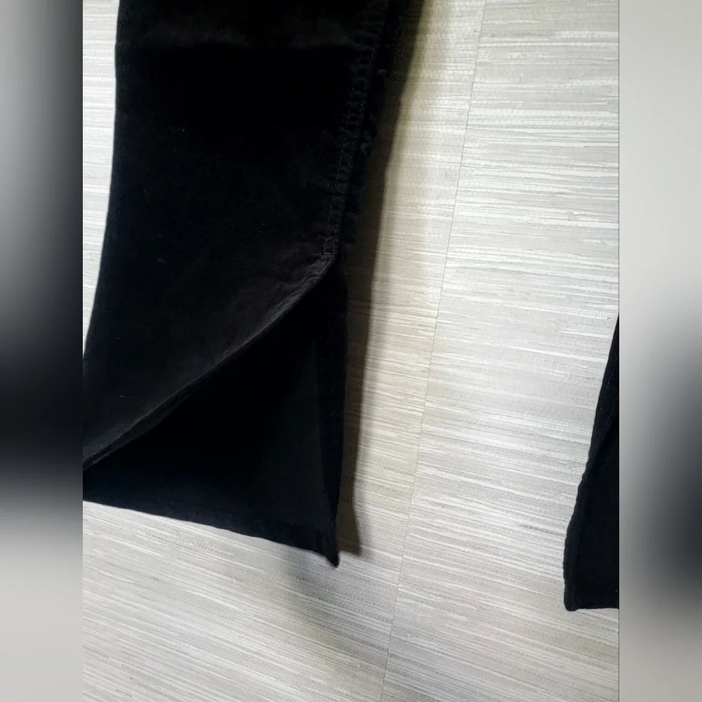 Banana Republic High Rise Slim Velvet Stiletto Jeans Black Size 31/12 NWT RT$120